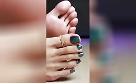 the view of Pilifeetnas perfect asian toes