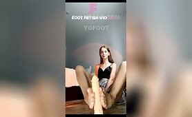 YGoddess Young Goddess Rus - Unlike your useless little cock this nice one deserves a footjob - Fetish-themed Porn video available for online streaming on x-fetishtube